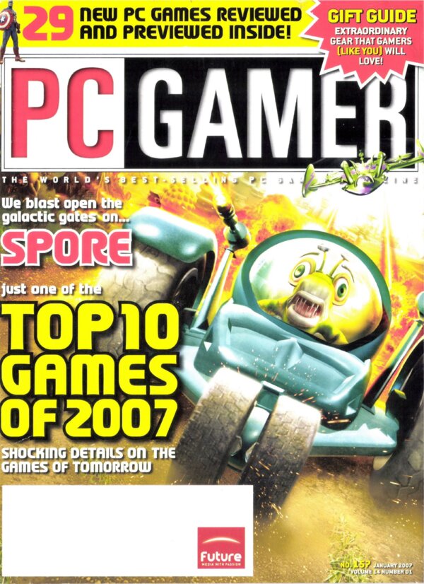PC Gamer US   Issue 157 (January 2007) cover